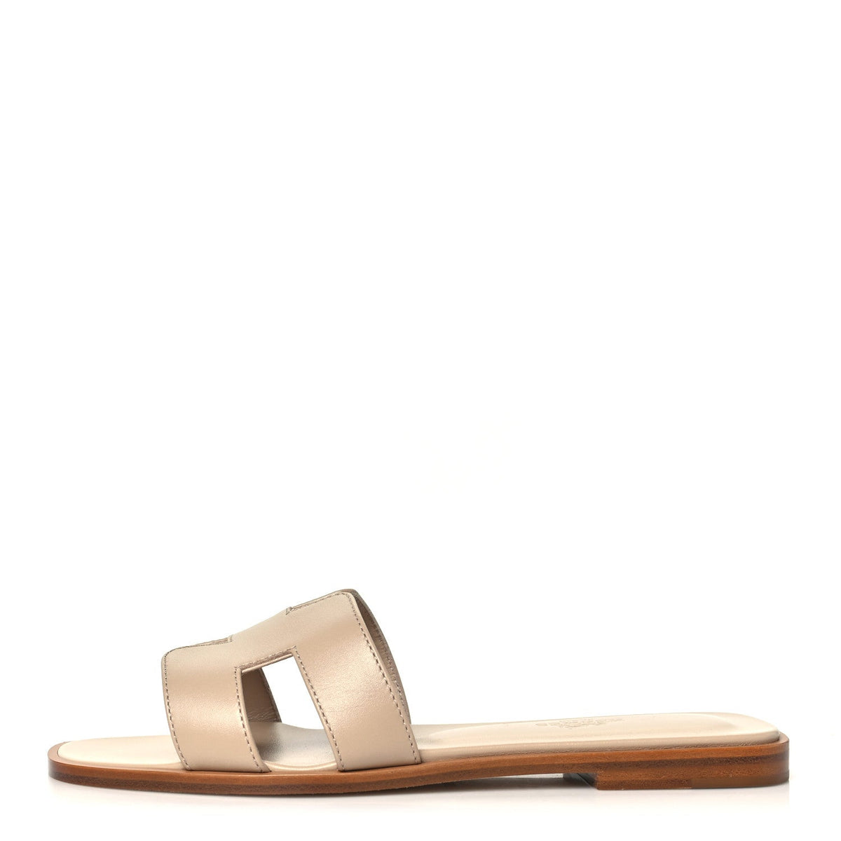 Hermes Box Calfskin Oran Women's Shoes