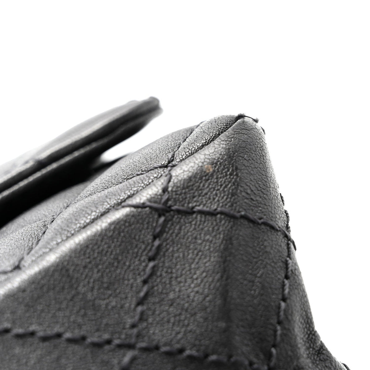 Mini Quilted Sheepskin Flap Shoulder Bag