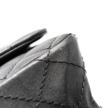 Mini Quilted Sheepskin Flap Shoulder Bag