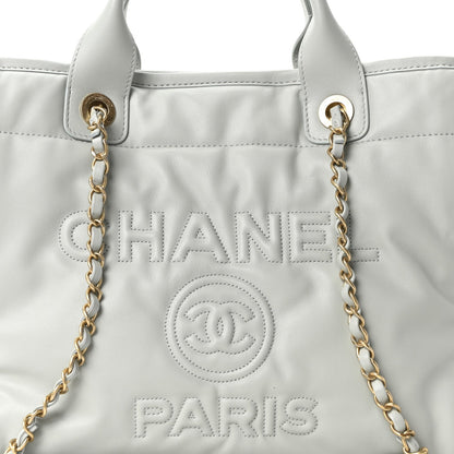 Small Calfskin Tote Bag - Grey