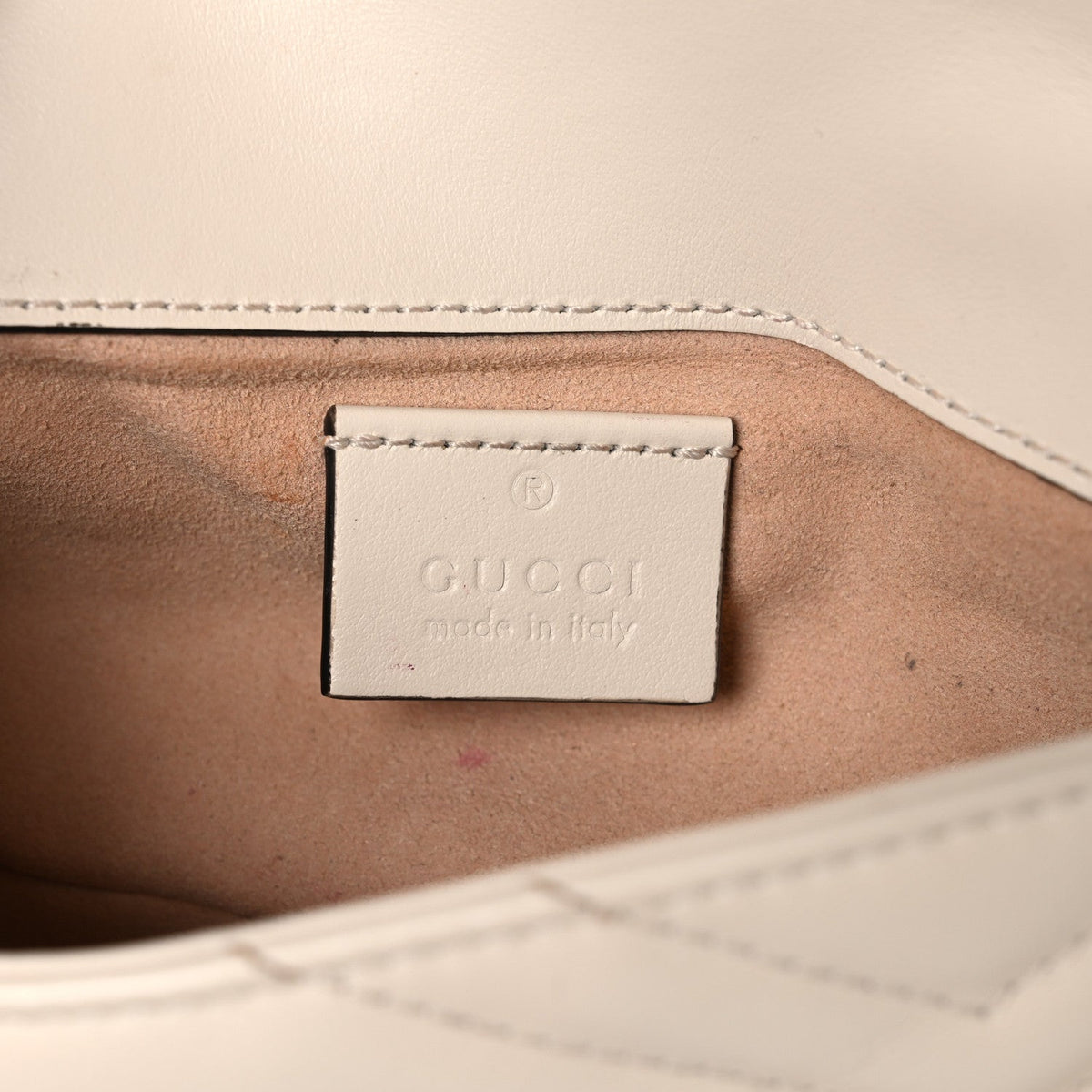 Mini Calfskin Shoulder Bag - White