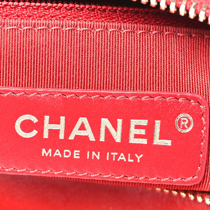 Small Calfskin Hobo Bag - Red