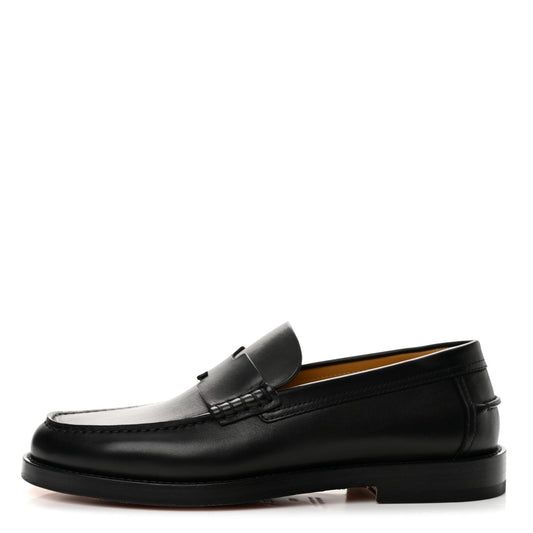 Calfskin Charrette Loafers Black