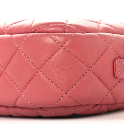 Small Quilted Lambskin Handbag - Pink