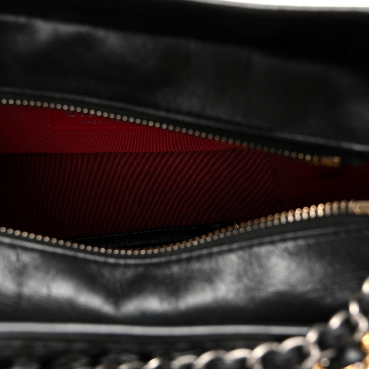 Small Quilted Calfskin Hobo Bag - Black