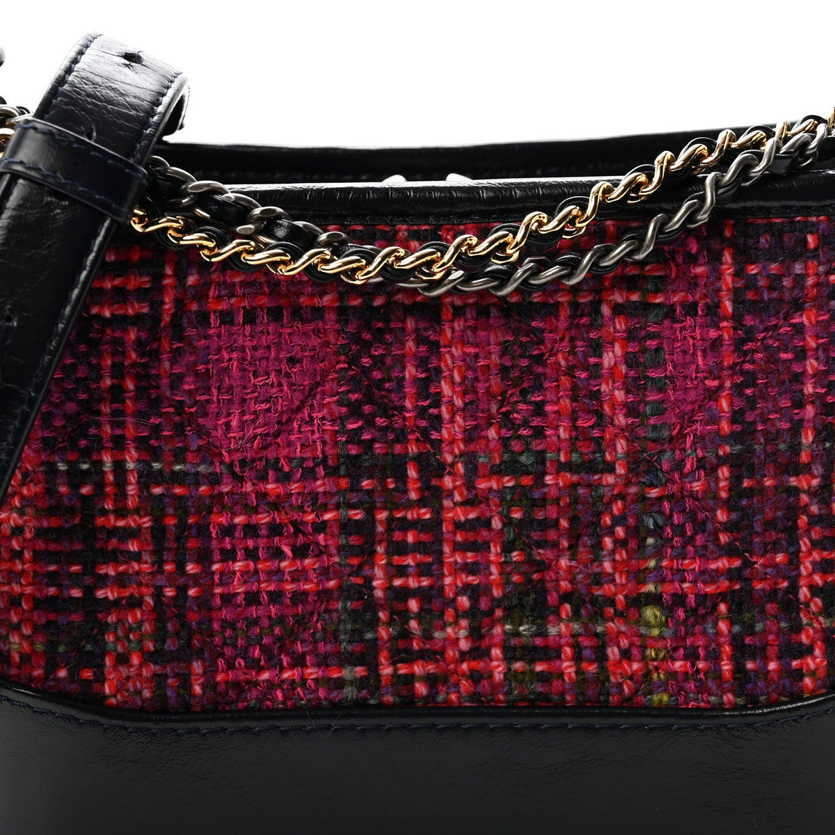 Small Calfskin Hobo Bag - Dark Navy