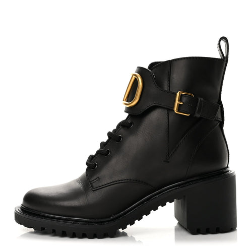 Garavanicalfskin VLogo 70Mm Combat Boots Black