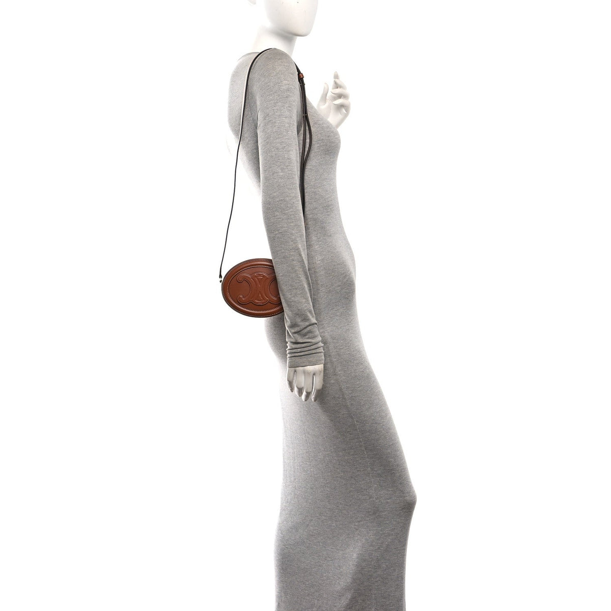 Small Calfskin Crossbody Bag - Tan