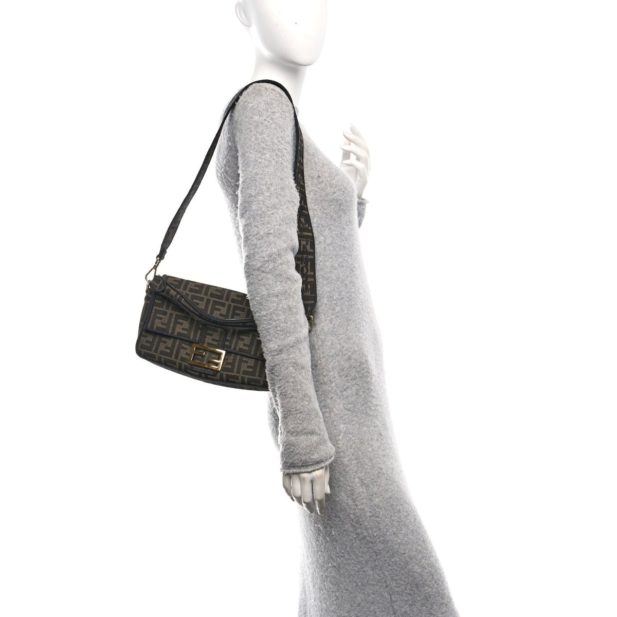 Medium Fabric Handbag - Black