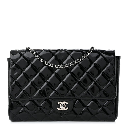 Quilted Clutch Bag - Black