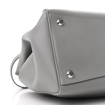 Small Calfskin Handbag - Grey