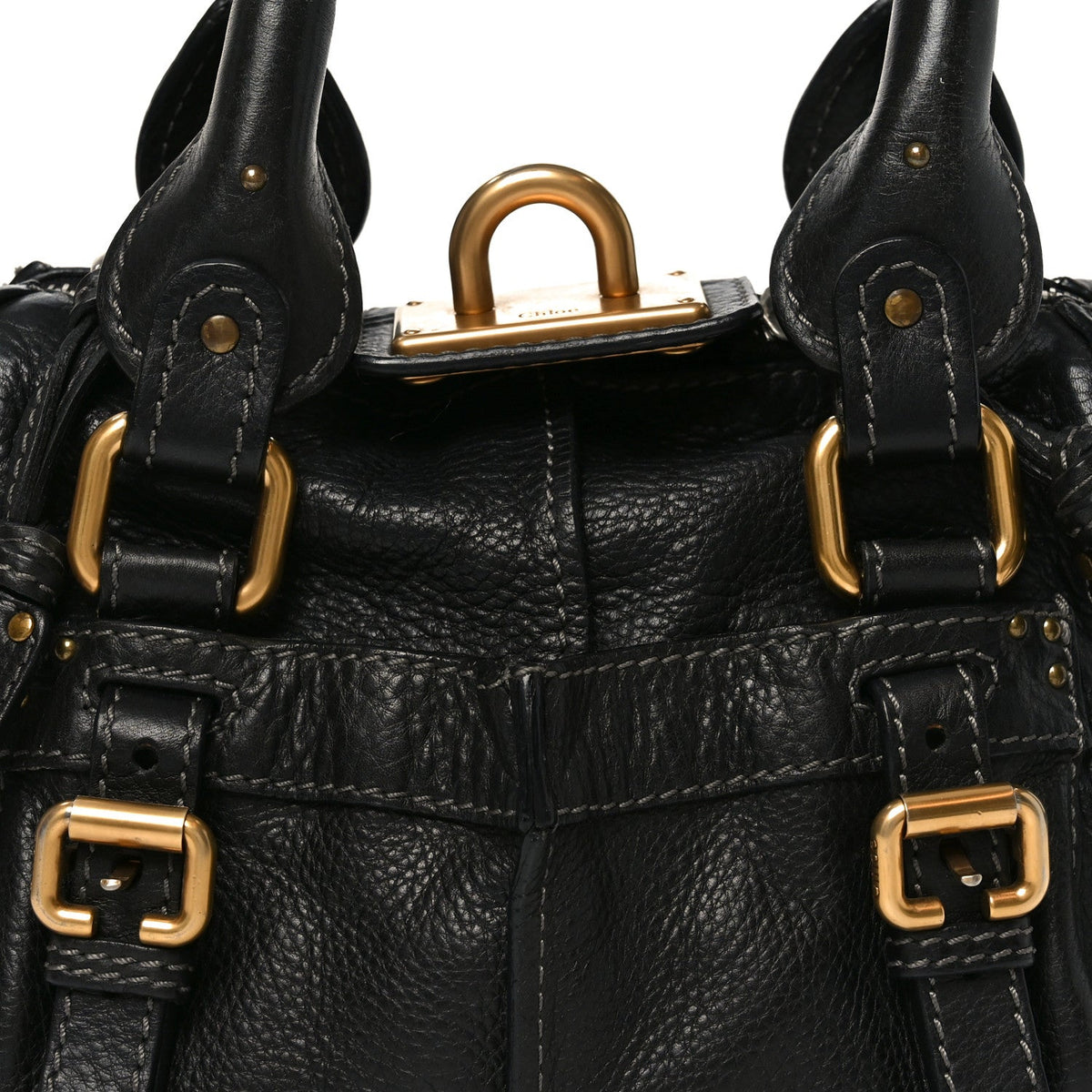 Small Calfskin Shoulder Bag - Black