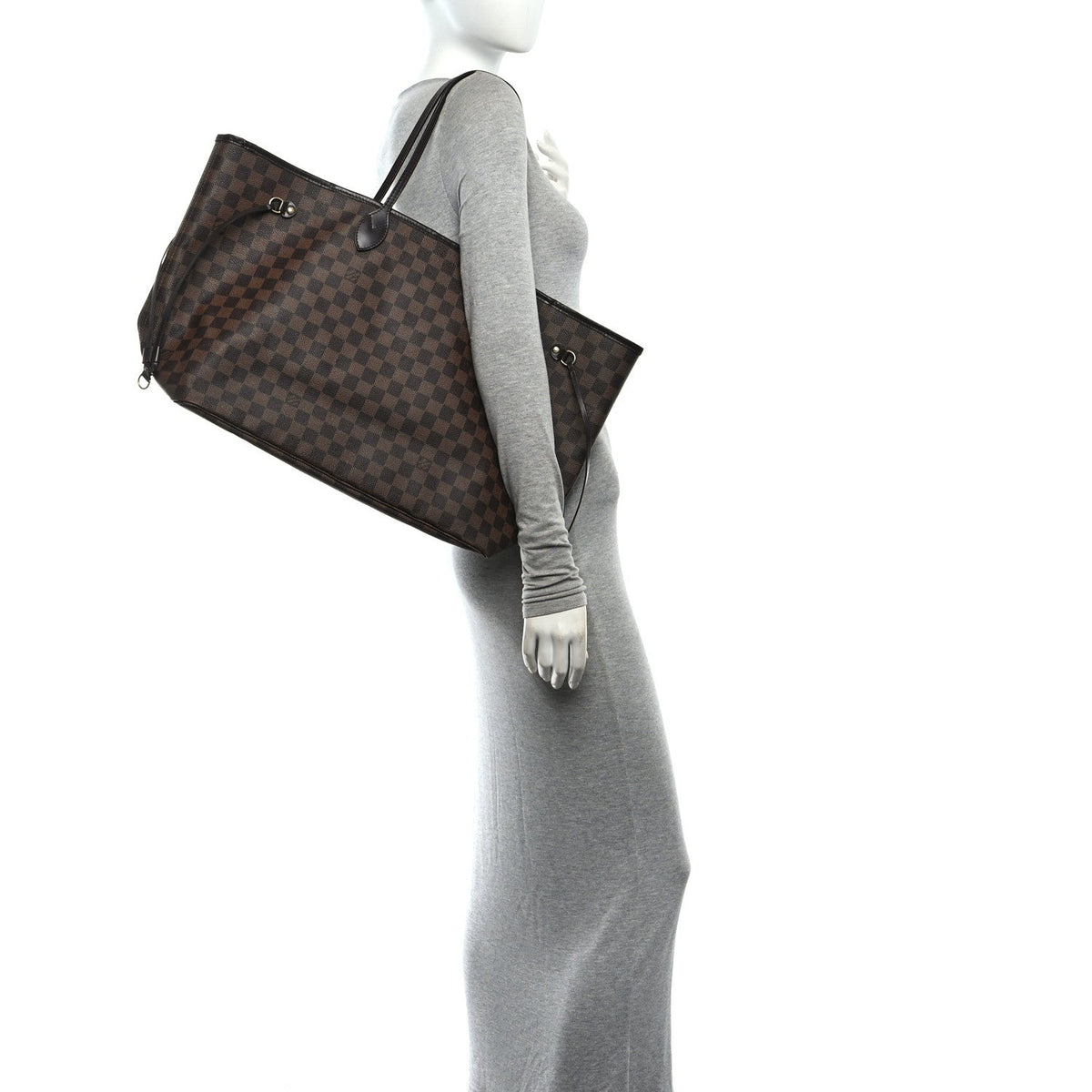 Damier Ebene Neverfull Gm Handbag