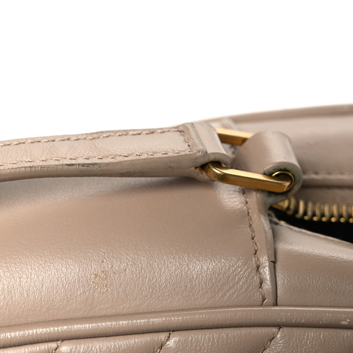 Calfskin Crossbody Bag - Beige