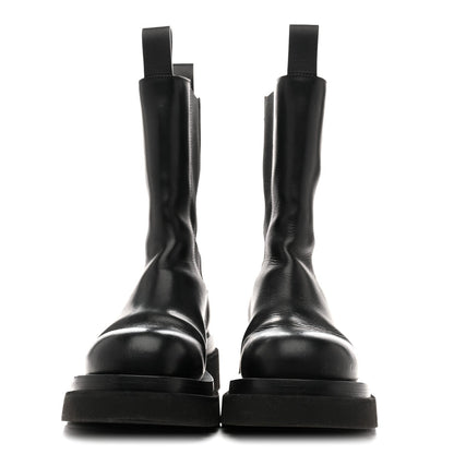 Bottega Veneta Calfskin The Lug Chelsea 55mm Women's Boots 36.5 Black