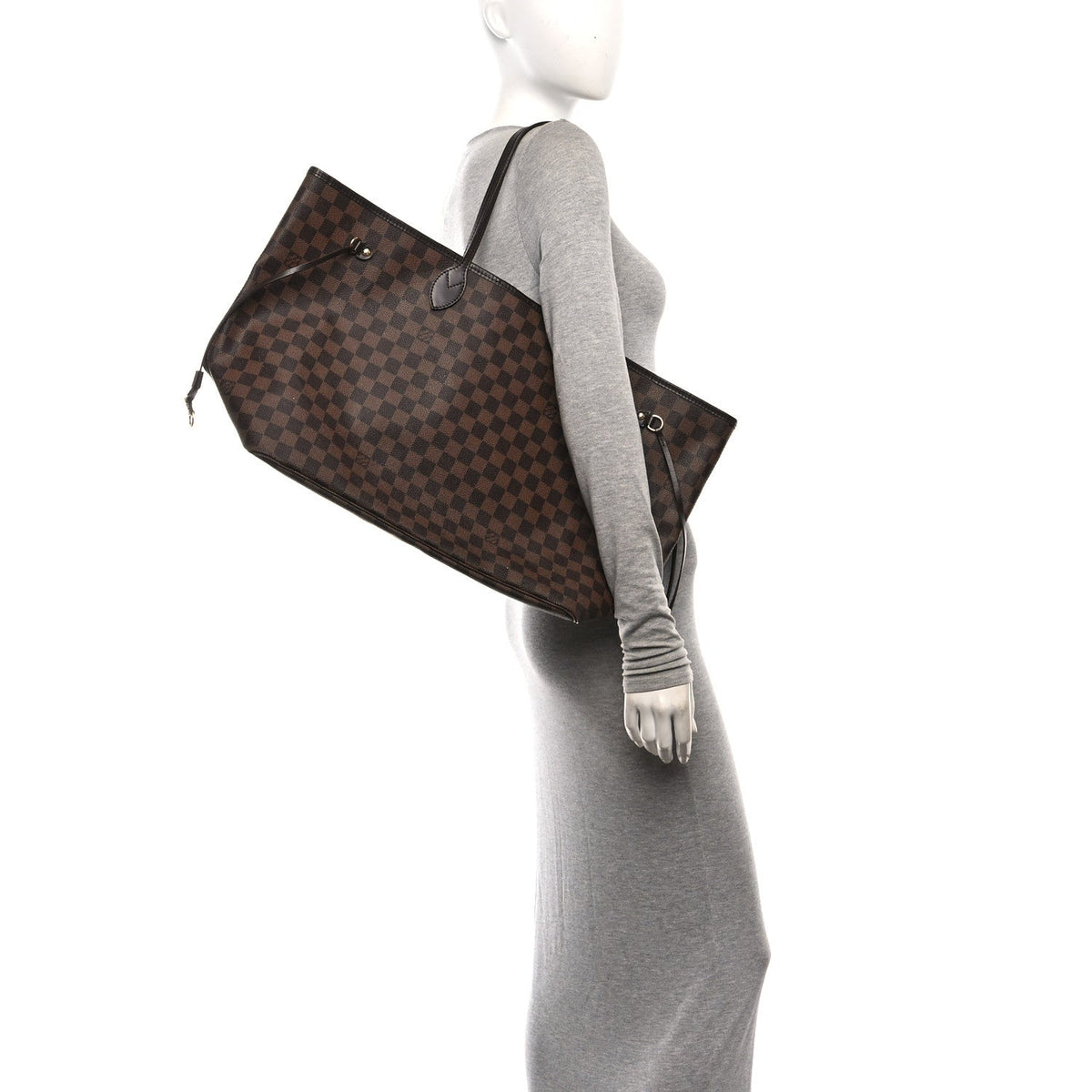 Damier Ebene Neverfull Gm Handbag