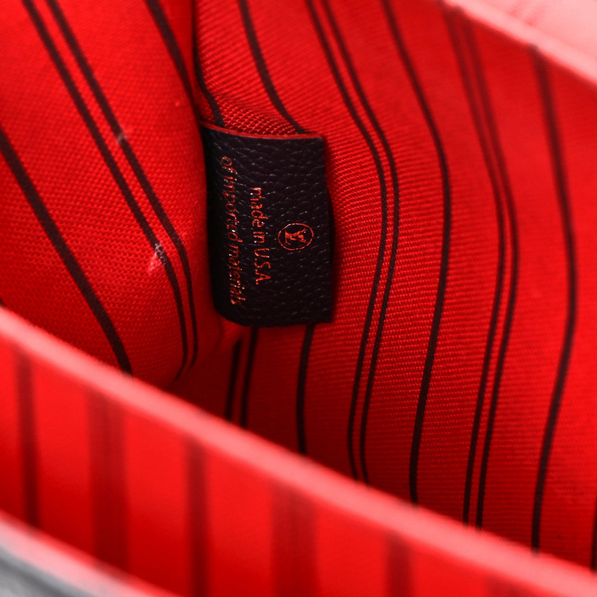 Empreinte Pochette Metis Marine Rouge Handbag