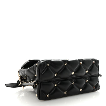 Lambskin Handbag - Black