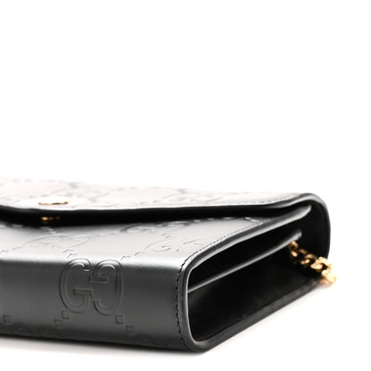 Calfskin Wallet Bag - Black