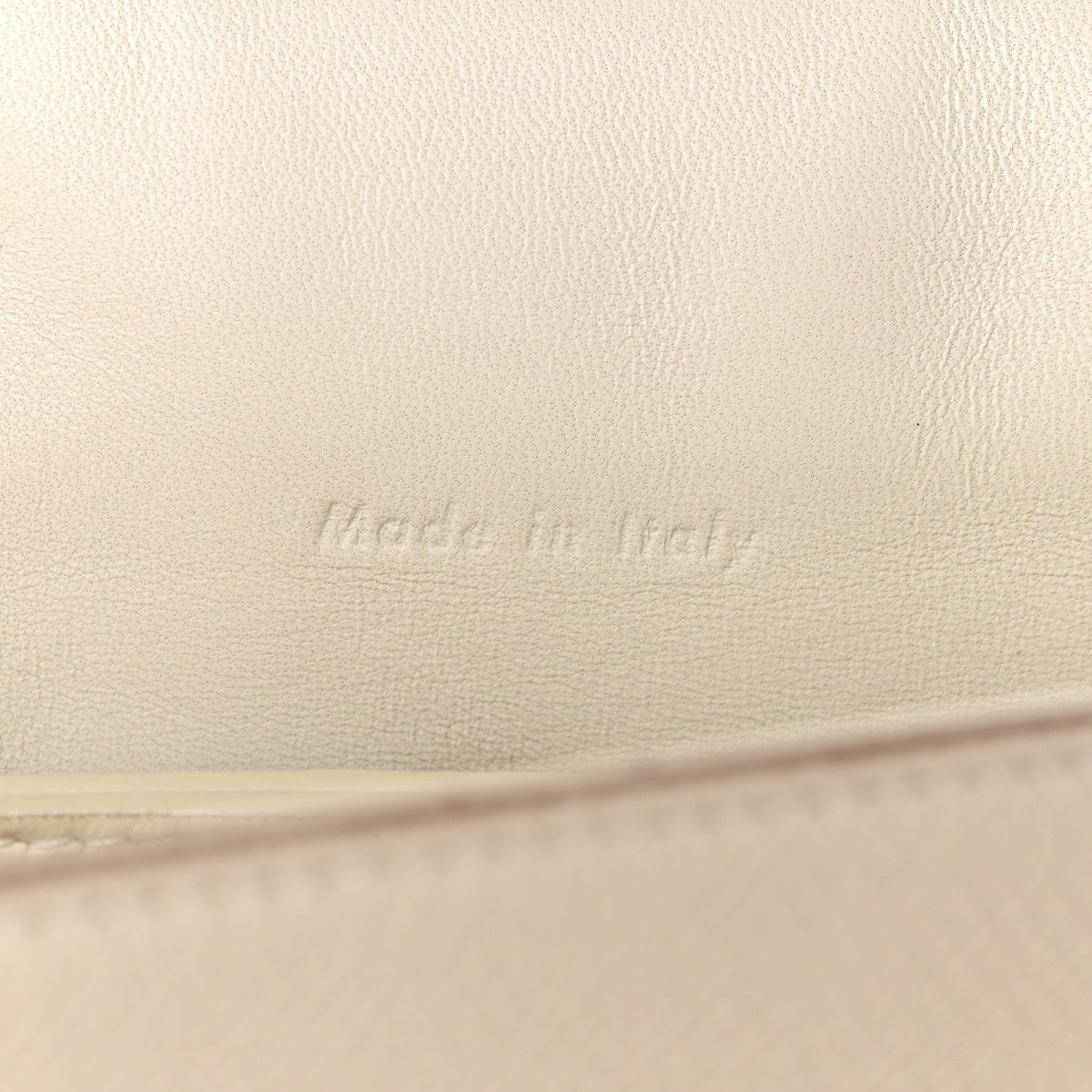 Small Calfskin Handbag - White