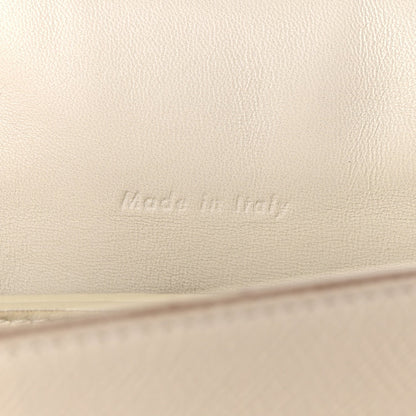 Small Calfskin Handbag - White