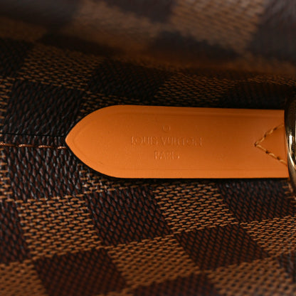 Damier Ebene Neonoe Mm Safran Handbag