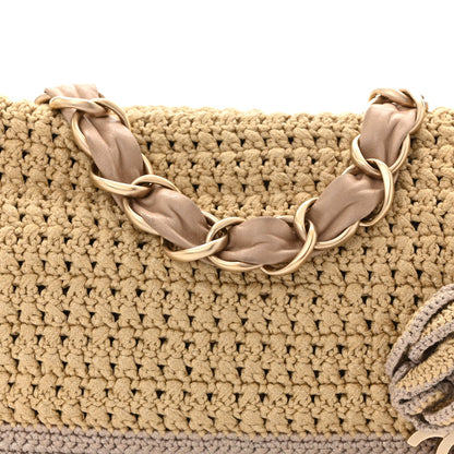 Flap Shoulder Bag - Beige