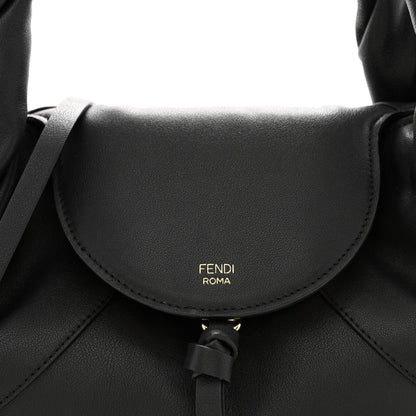 Small Calfskin Handbag - Black