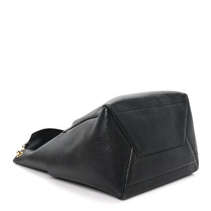 Calfskin Bucket Bag - Black