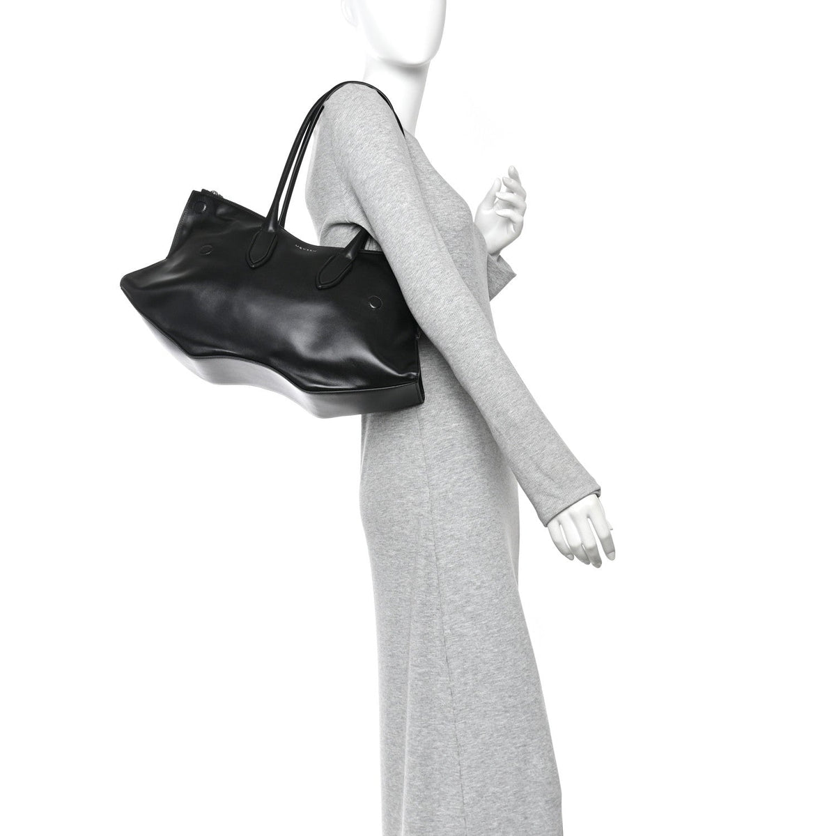 Calfskin Handbag - Black