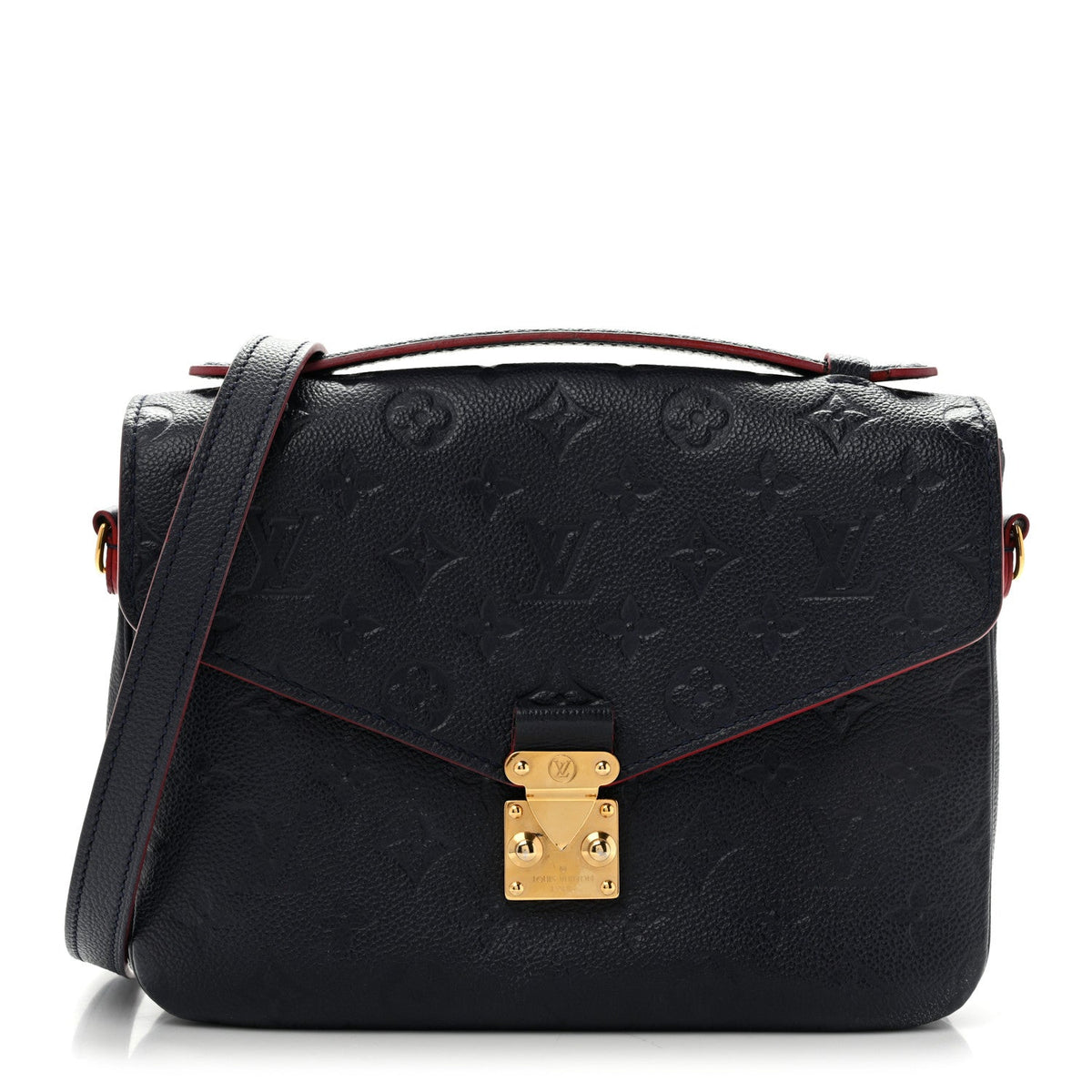 Empreinte Pochette Metis Marine Rouge Handbag