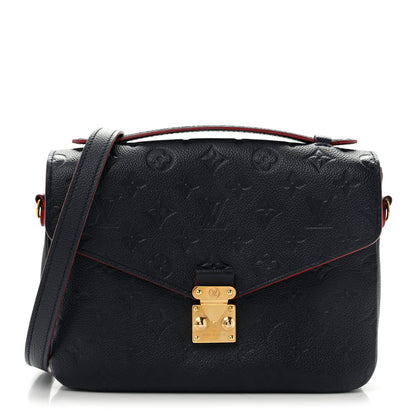 Empreinte Pochette Metis Marine Rouge Handbag