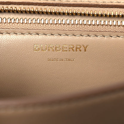 Small Calfskin Handbag - Beige