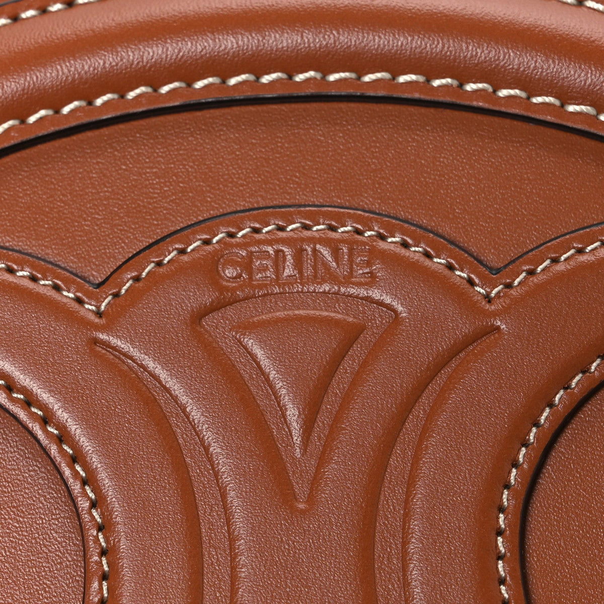 Small Calfskin Crossbody Bag - Tan
