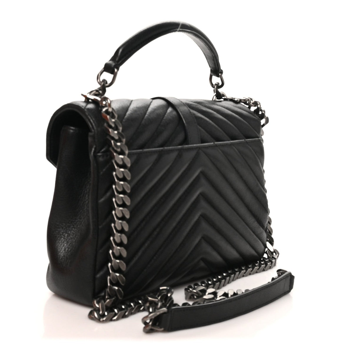 Medium Sheepskin Handbag - Black