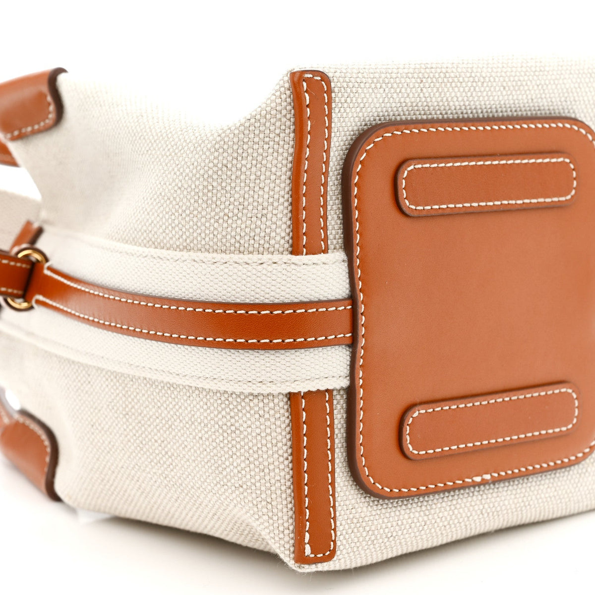 Calfskin Handbag - Natural