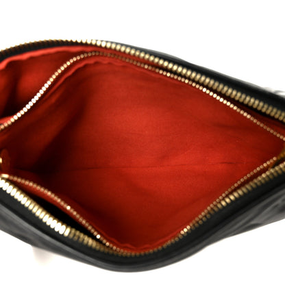Lambskin Handbag - Black
