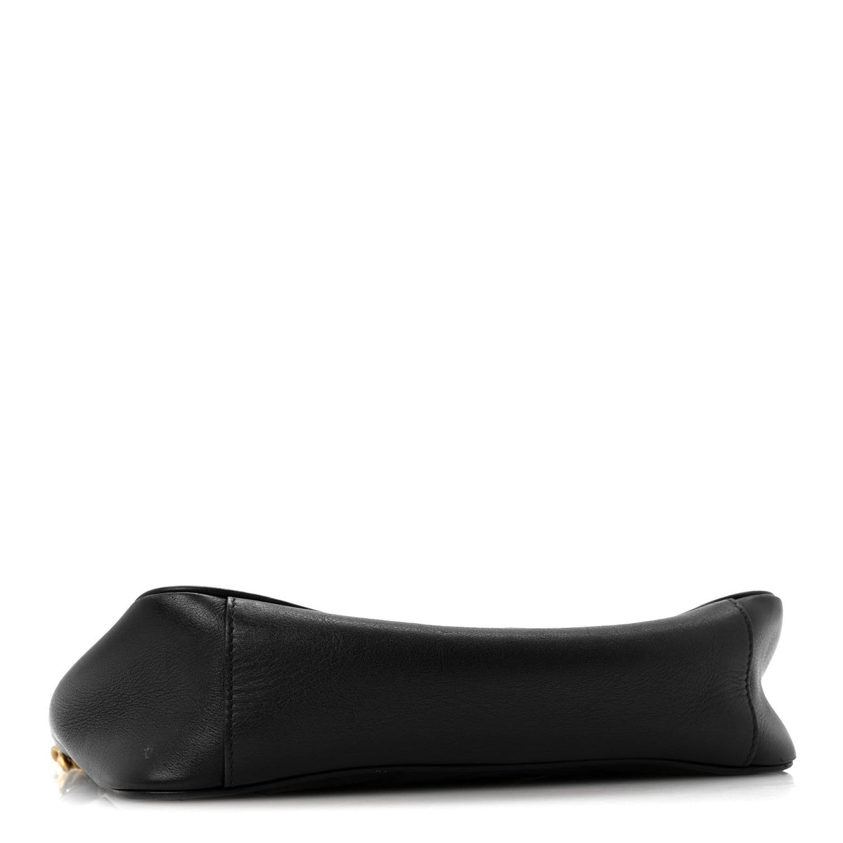 Small Calfskin Shoulder Bag - Black