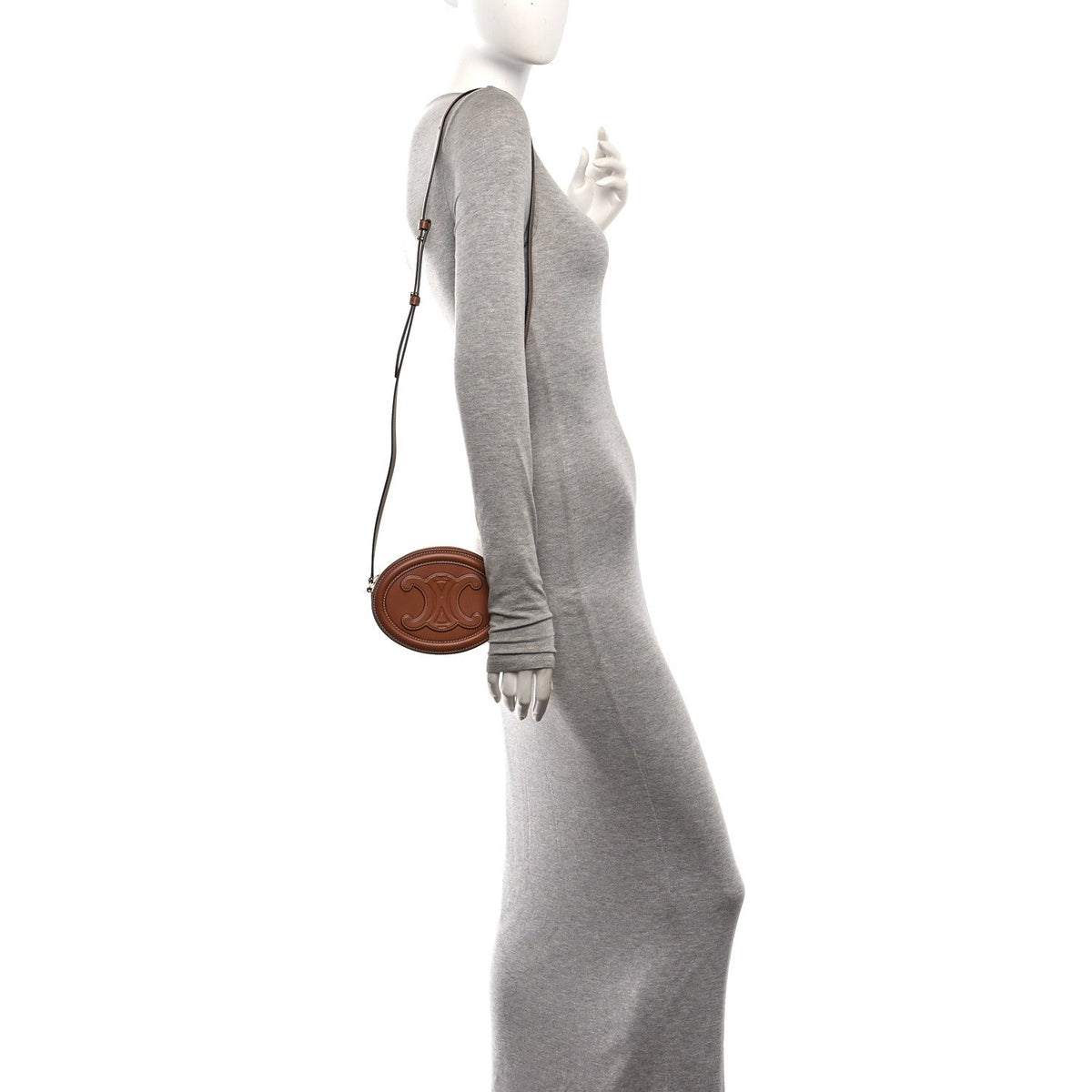 Small Calfskin Crossbody Bag - Tan