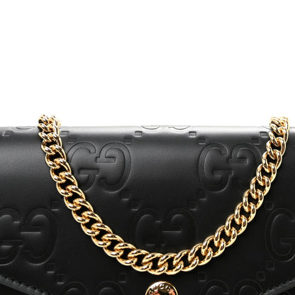 Calfskin Wallet Bag - Black