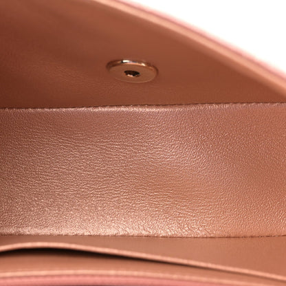 Mini Quilted Lambskin Flap Shoulder Bag - Tan