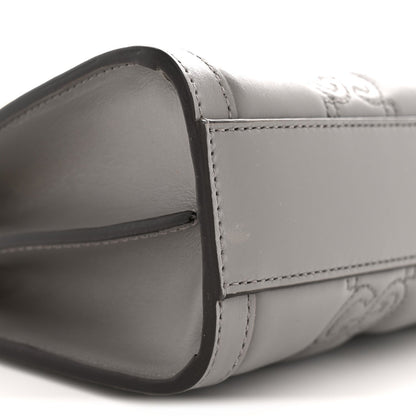Small Calfskin Shoulder Bag - Grey