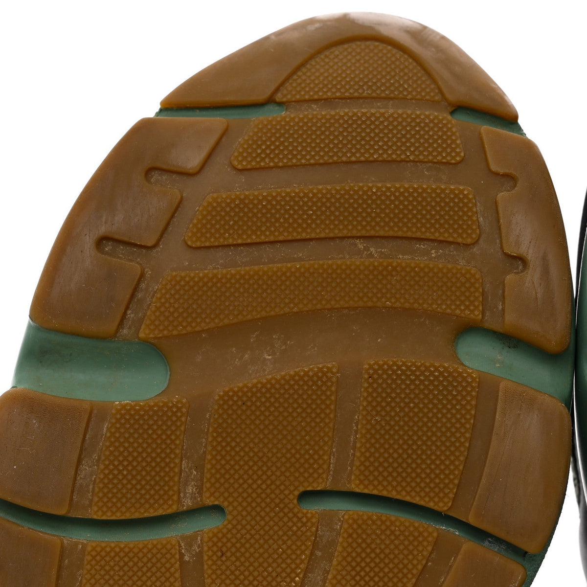 Christian Dior Technical Mesh Calfskin Men's B22 Sneakers 42 Olive Green Orange Black