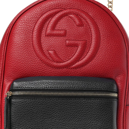 Calfskin Backpack - Red