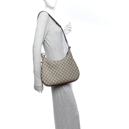 Large Calfskin Shoulder Bag - Red
