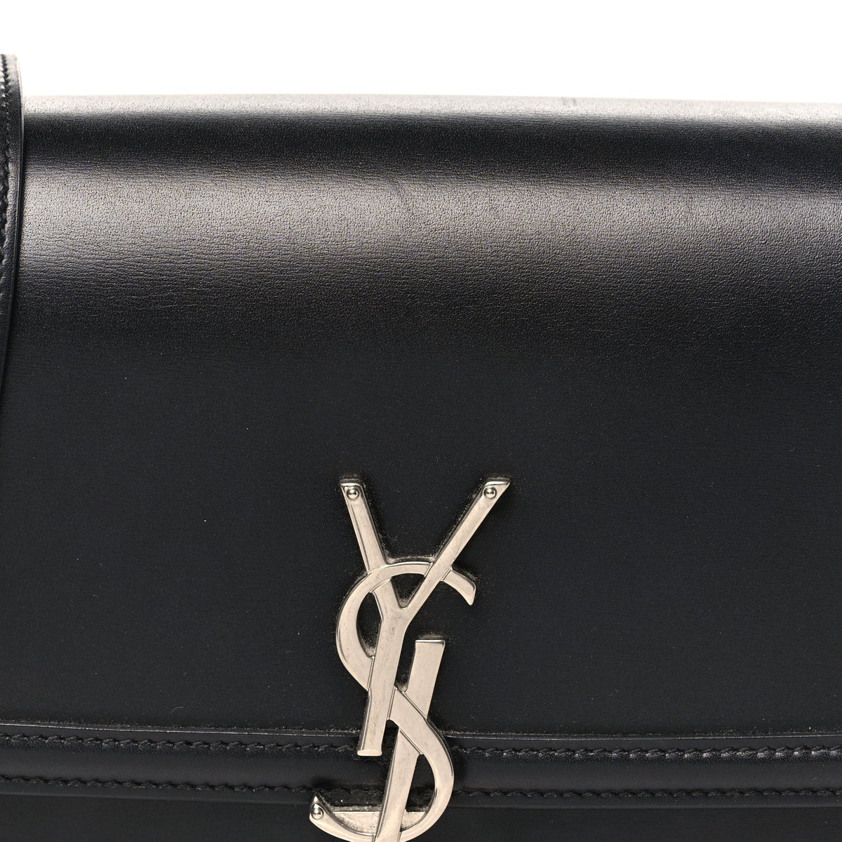 Medium Calfskin Satchel Bag - Black