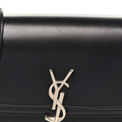 Medium Calfskin Satchel Bag - Black