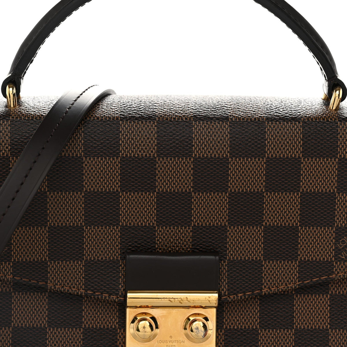Damier Ebene Croisette Handbag