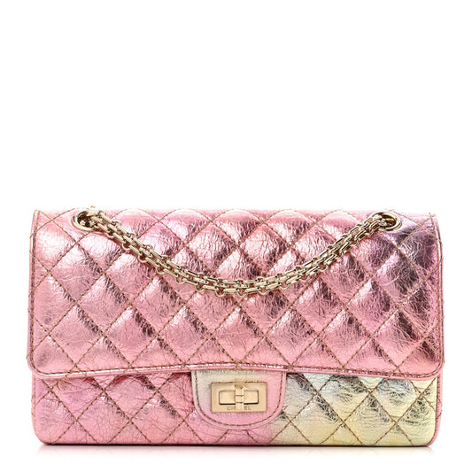 Quilted Goatskin Flap Shoulder Bag