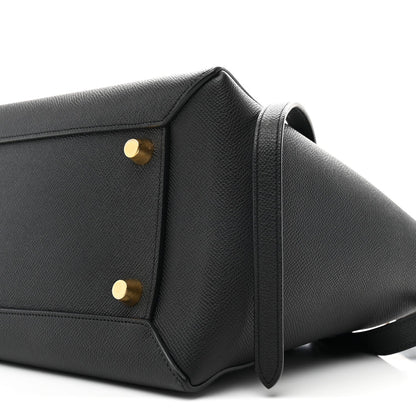 Mini Calfskin Belt Bag - Black